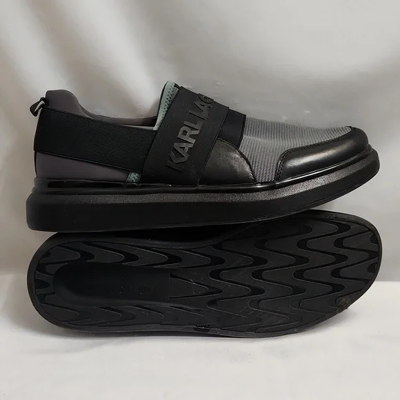Karl Lagerfeld Paris Logo Slip-on Shoes (M Size 9) - Picture 7 of 16